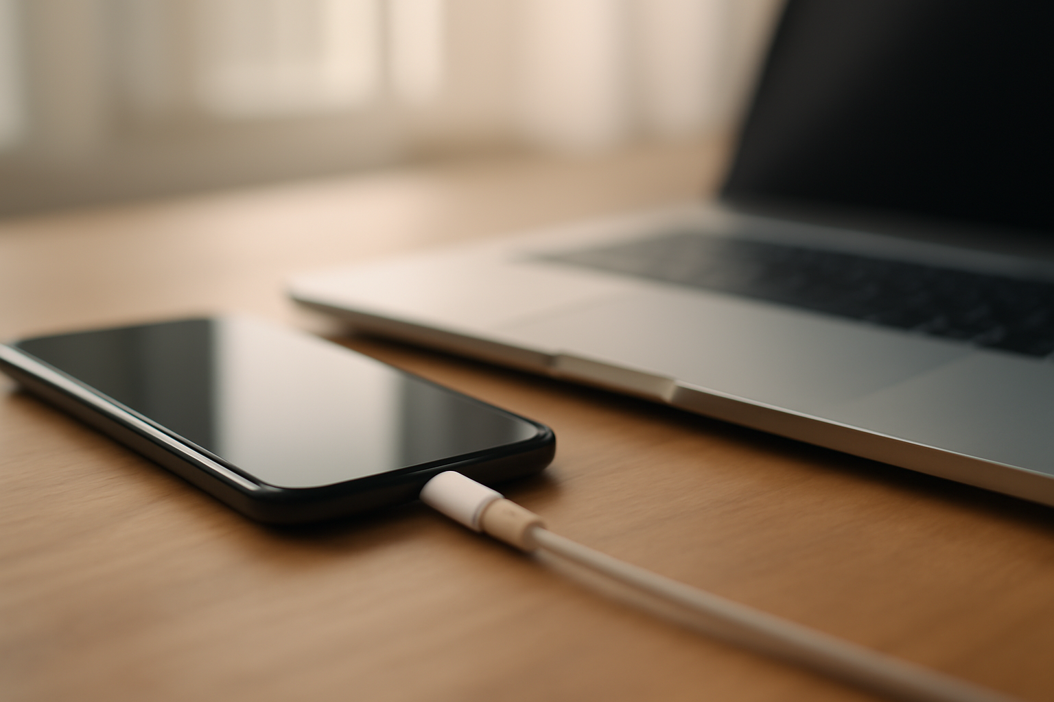 Подключение смартфона к ноутбуку кабелем в режиме USB-модема